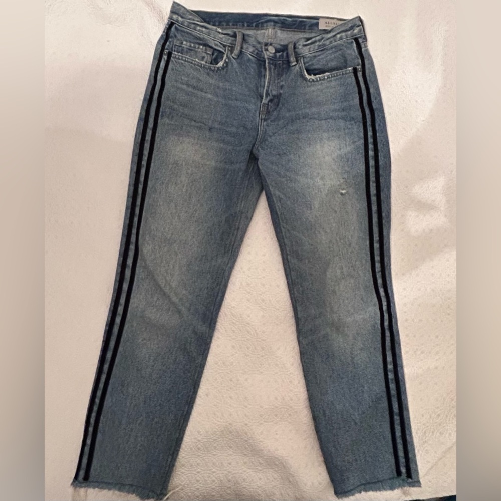 All Saints Denim Boys Stripe Jeans - Picture 5 of 5